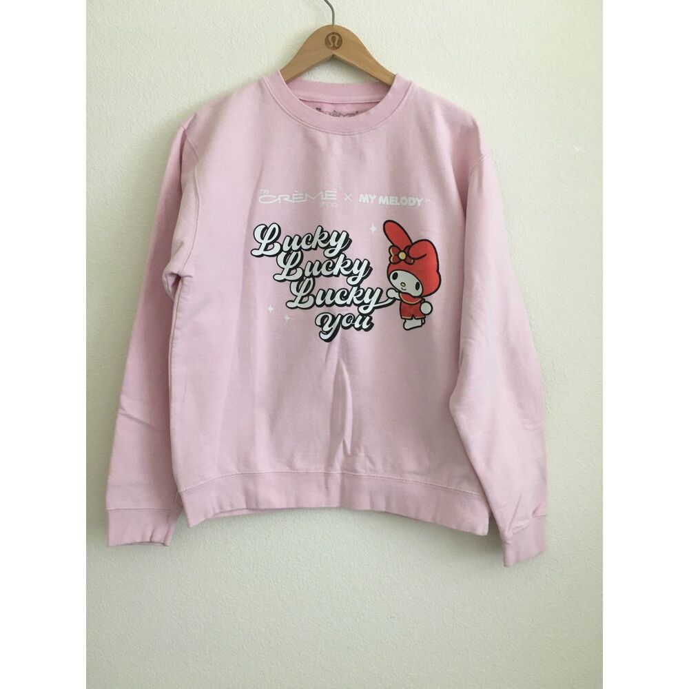The Creme Shop x My Melody Sanrio Sweatshirt Pink Lucky Graphic Crewneck M